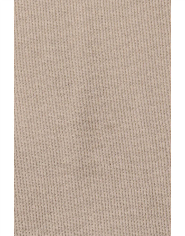 Zara Womens Crop T-Shirt Top UK 16 Grand Blanc Cassé Polyester
