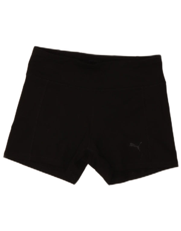 Puma Short de sport pour femme UK 6 XS Noir Polyester Sports