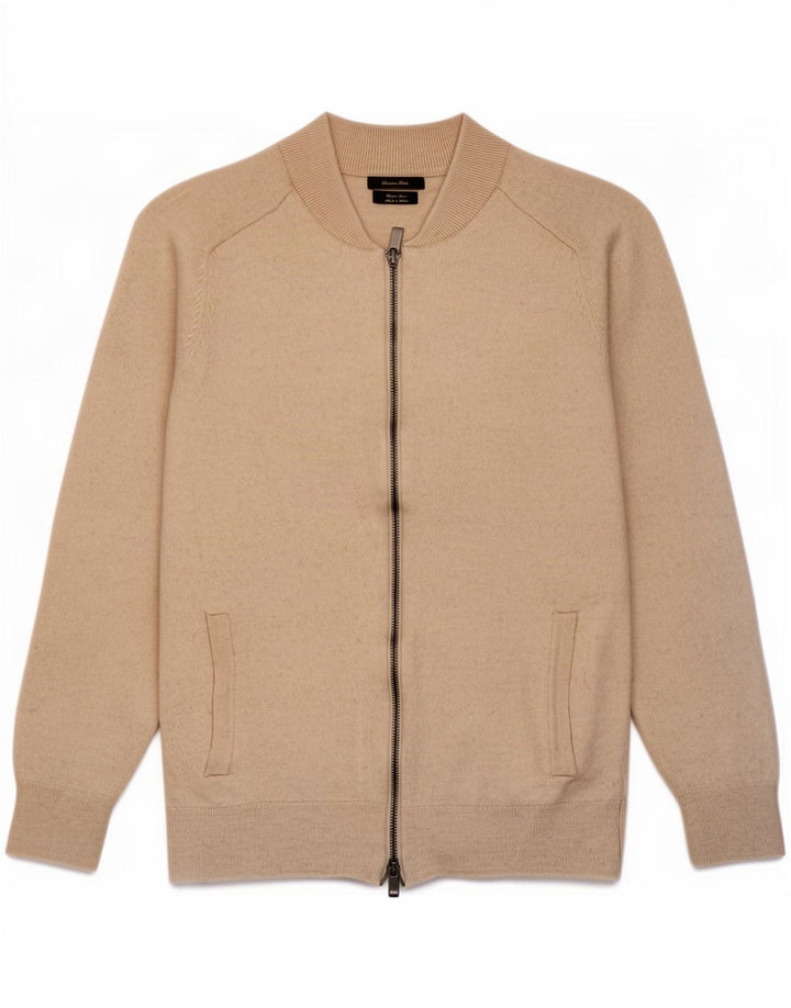 Massimo Dutti Cardigan pour femme en laine beige moyen UK 12