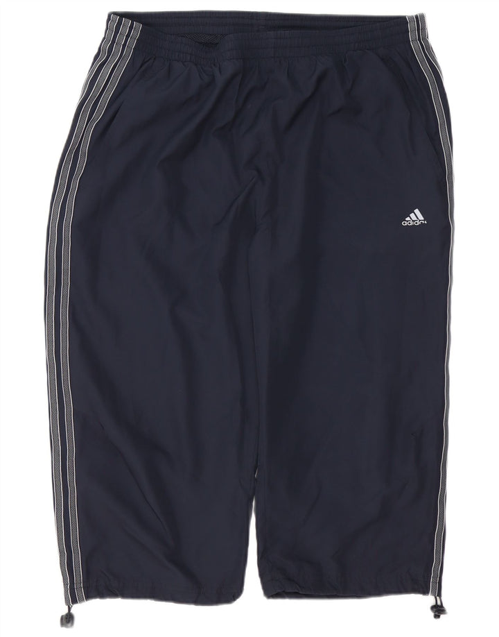 ADIDAS Pantalon de survêtement Climacool Capri pour homme, grand, bleu marine, polyester