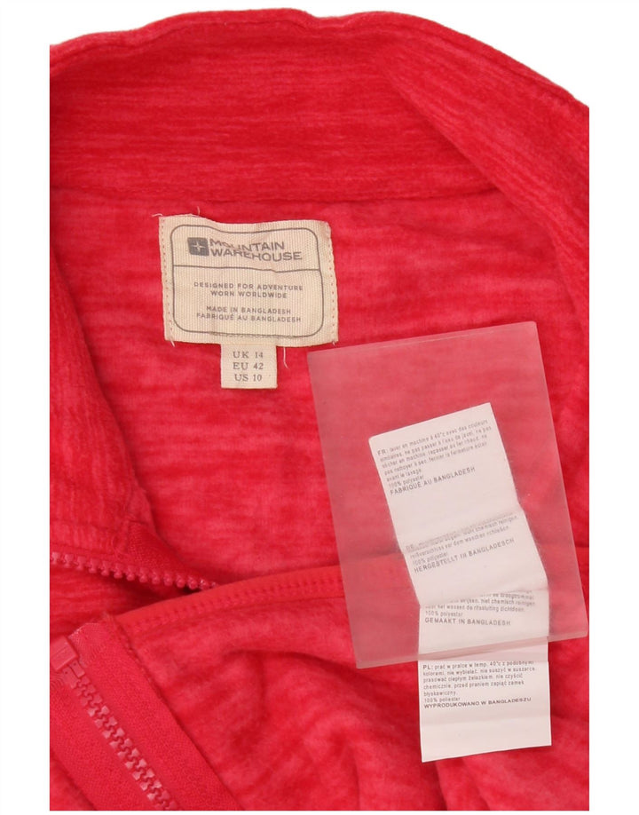 Mountain Warehouse Veste polaire pour femme UK 14 Large Rose Polyester