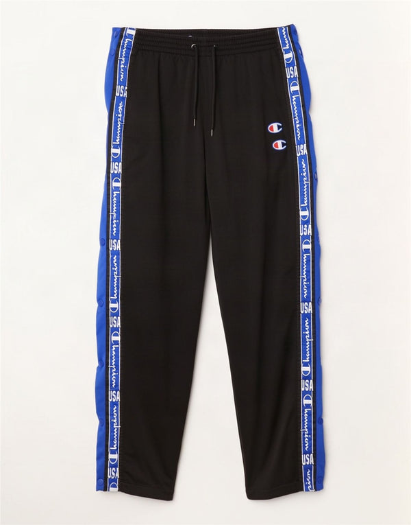 Champion Pantalon de Survêtement USA Graphic Homme Noir Large Colorblock