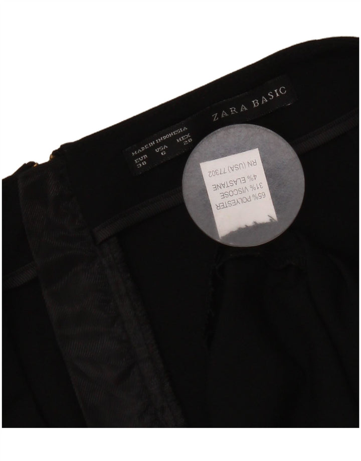 Jupe crayon femme Zara EU 38 Small W28 Noir Polyester