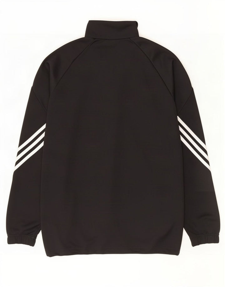 Adidas Hommes Climalite Survêtement Top Veste Grand Noir Polyester