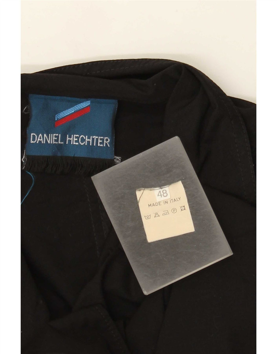 Daniel Hechter Veste Blazer 1 Bouton Femme IT 48 XL Coton Noir