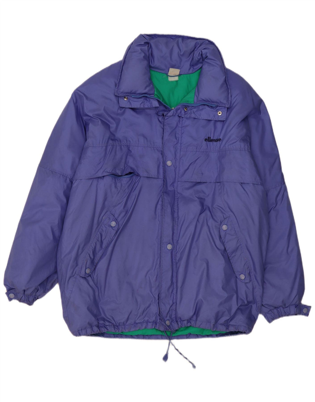 Ellesse Veste matelassée pour homme UK 44 2XL Violet Nylon