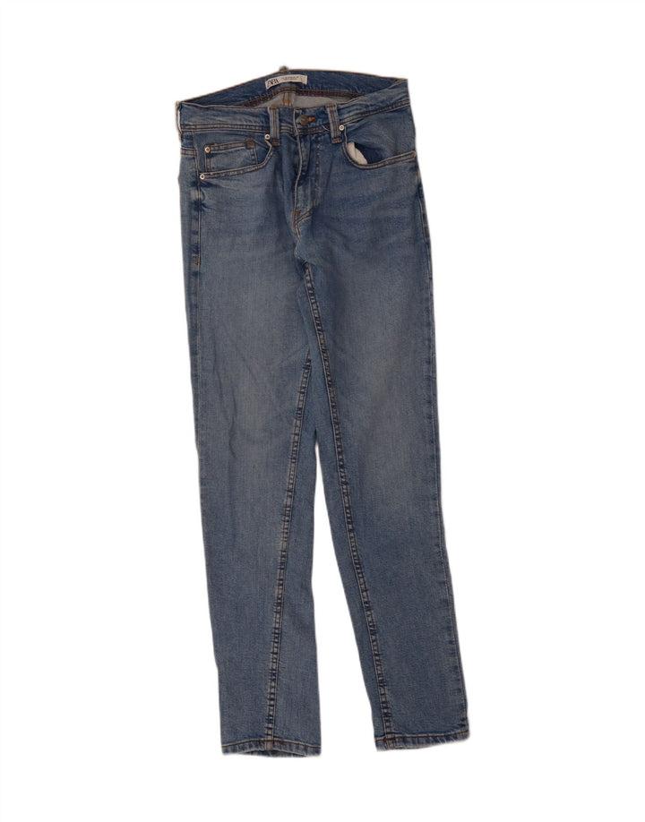 ZARA Mens Slim Jeans EU 38 Small W28 L33 Blue Cotton Vintage Zara and Second-Hand Zara from Messina Hembry 