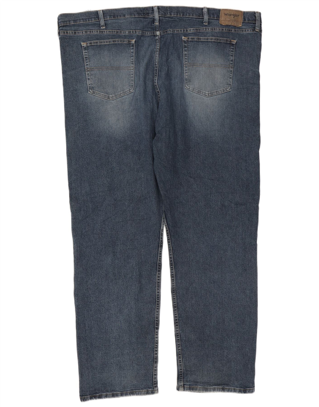 Wrangler Jean droit homme W52 L32 bleu coton