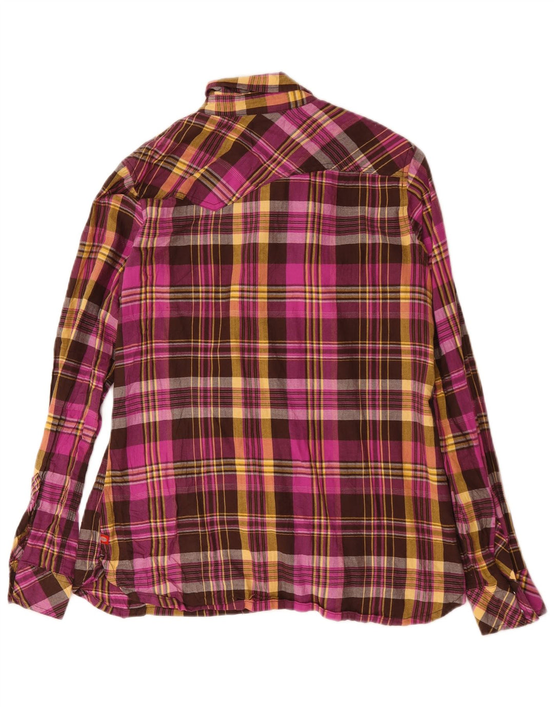Dickies Chemise en flanelle pour femme UK 46 Grand coton à carreaux multicolores