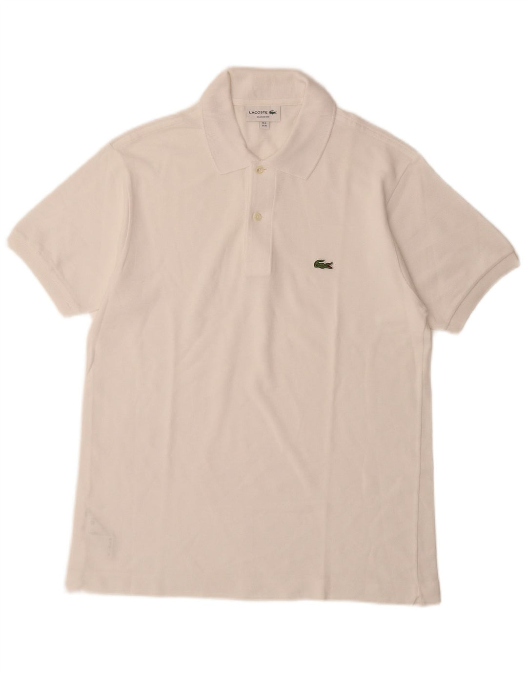 LACOSTE Polo coupe classique pour homme taille 4 en coton blanc moyen