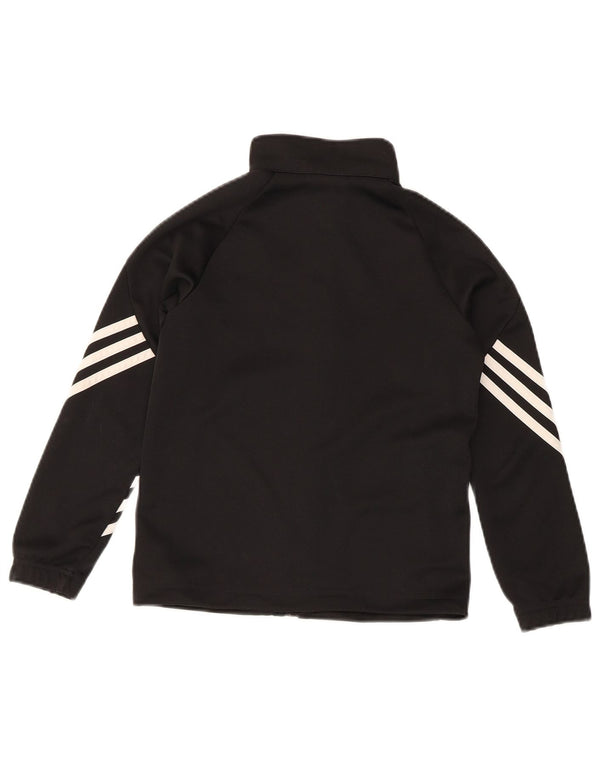 Adidas Veste de survêtement coupe régulière pour garçon 7-8 ans Noir Sports