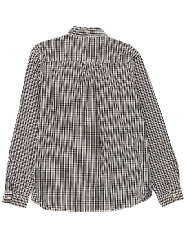 Chemise White Stuff Homme Coupe Classique XL Bleu Marine à Carreaux Coton