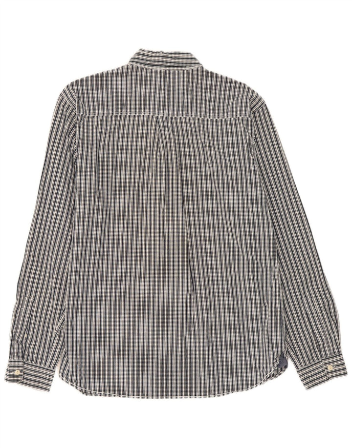 Chemise White Stuff Homme Coupe Classique XL Bleu Marine à Carreaux Coton