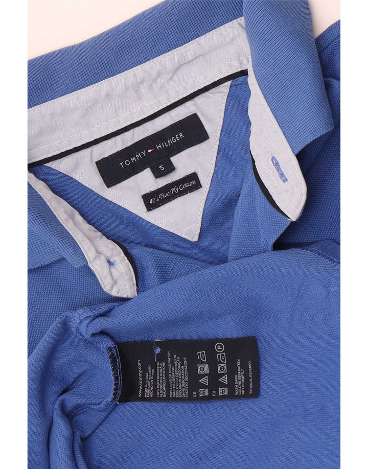 Tommy Hilfiger Polo Homme Petit Bleu Coton