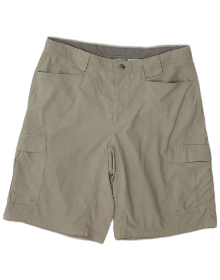 Columbia Short Cargo W34 Homme Large Gris Nylon