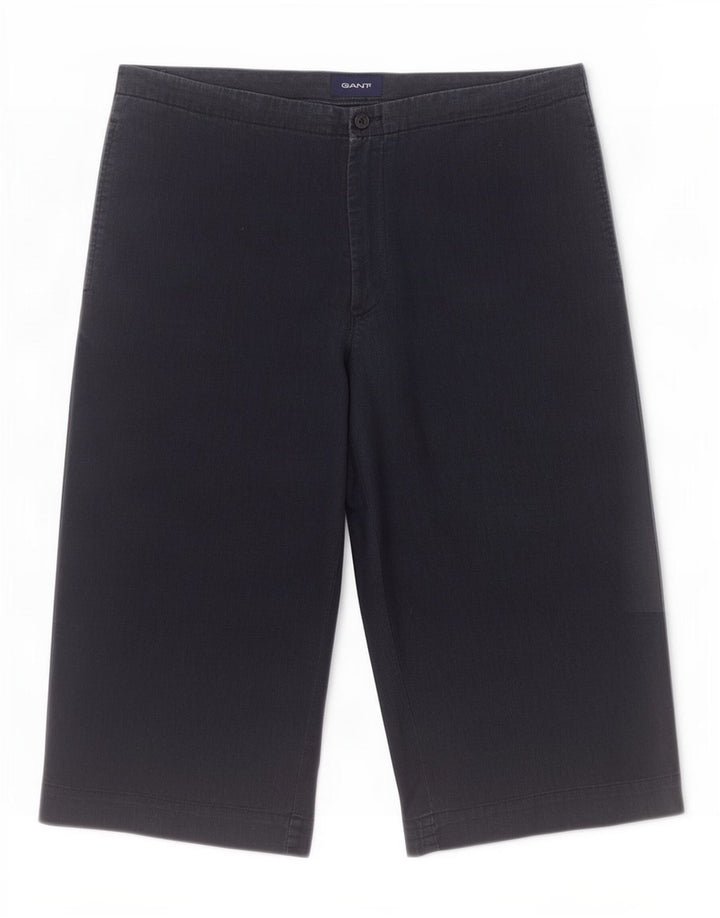 Gant Bermuda Homme W35 Large Bleu Marine Lin