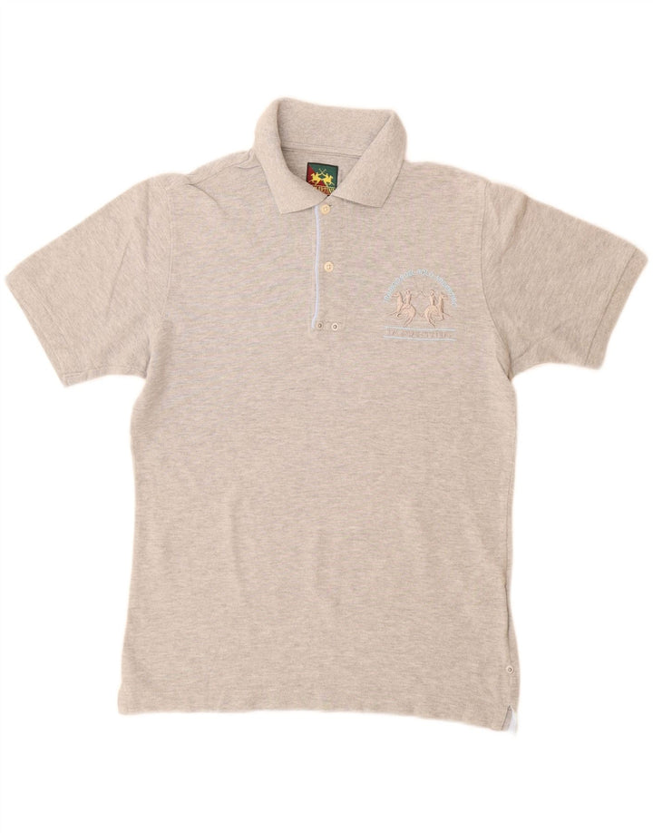 La Martina Polo Homme Petit Gris Coton
