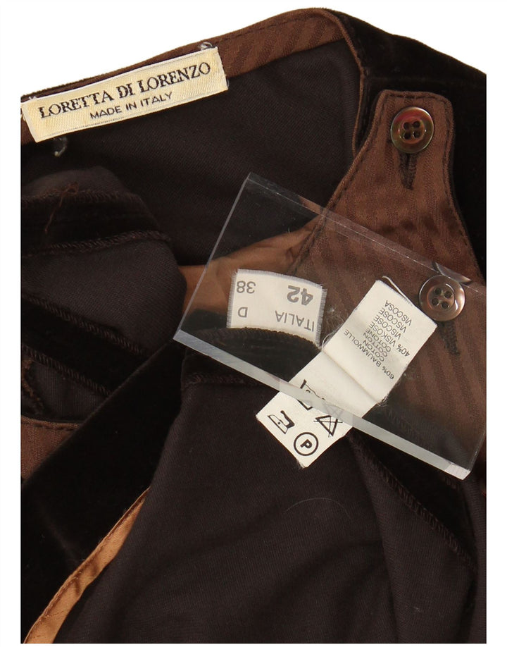 LORETTA DI LORENZO Robe droite à manches 3/4 pour femme IT 42 Noir moyen