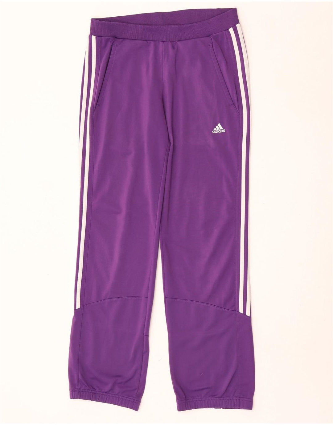 Adidas Pantalon de survêtement pour femme UK 8/10 Petit Violet Polyester