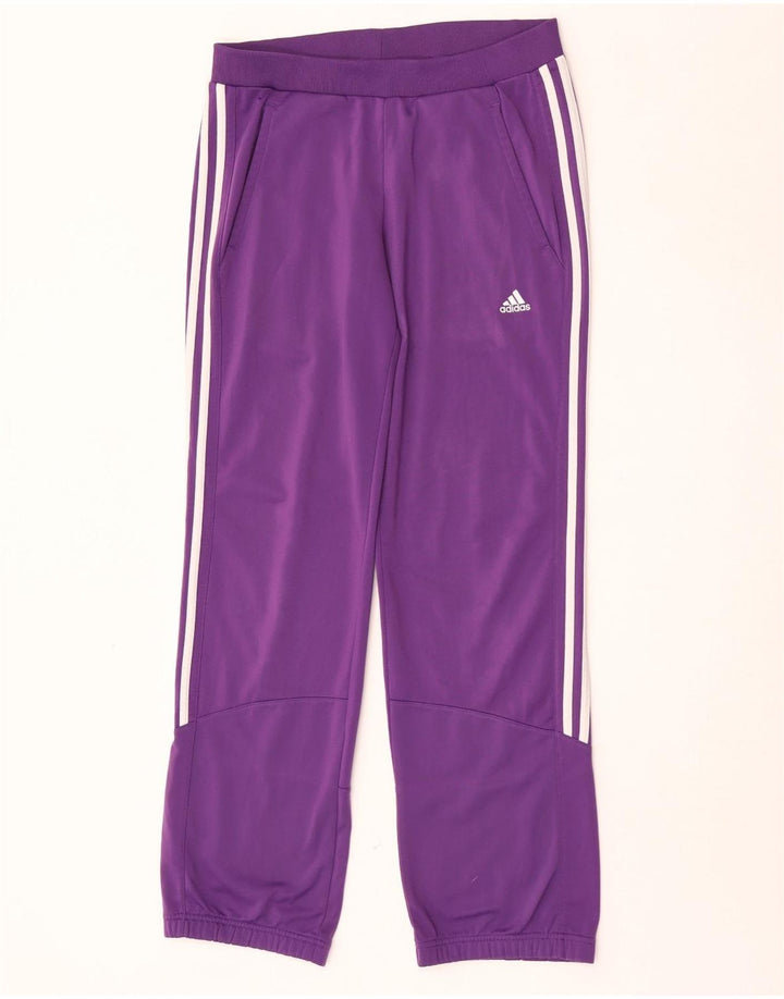 Adidas Pantalon de survêtement pour femme UK 8/10 Petit Violet Polyester