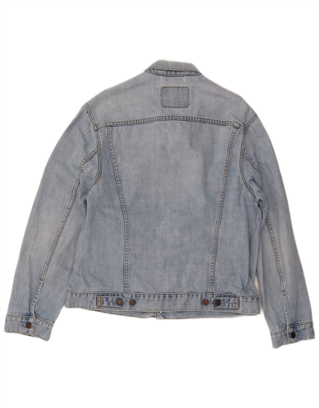 Levi's Veste en jean pour homme UK 40 Large Bleu Coton