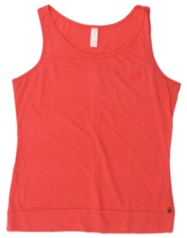 Lotto Débardeur Femme UK 12 Coton Rouge Moyen