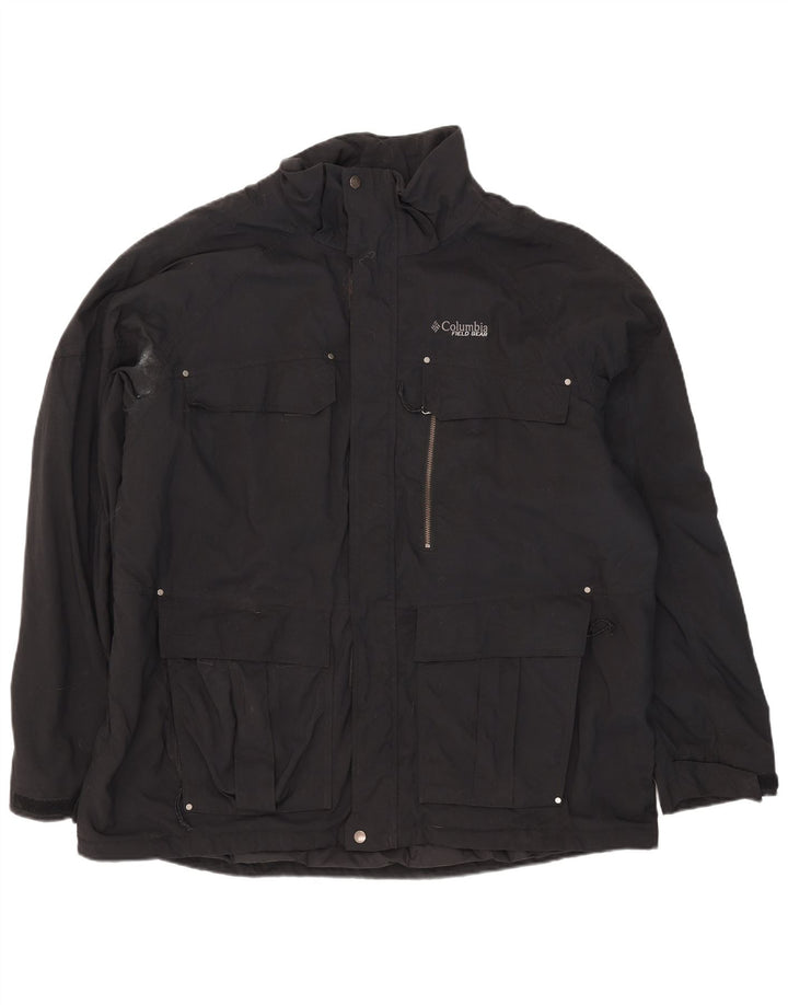 Columbia Veste utilitaire pour homme UK 44 2XL Noir Nylon