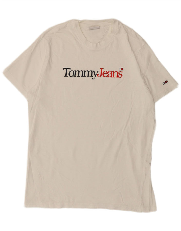 Tommy Hilfiger T-shirt graphique pour homme Petit Blanc