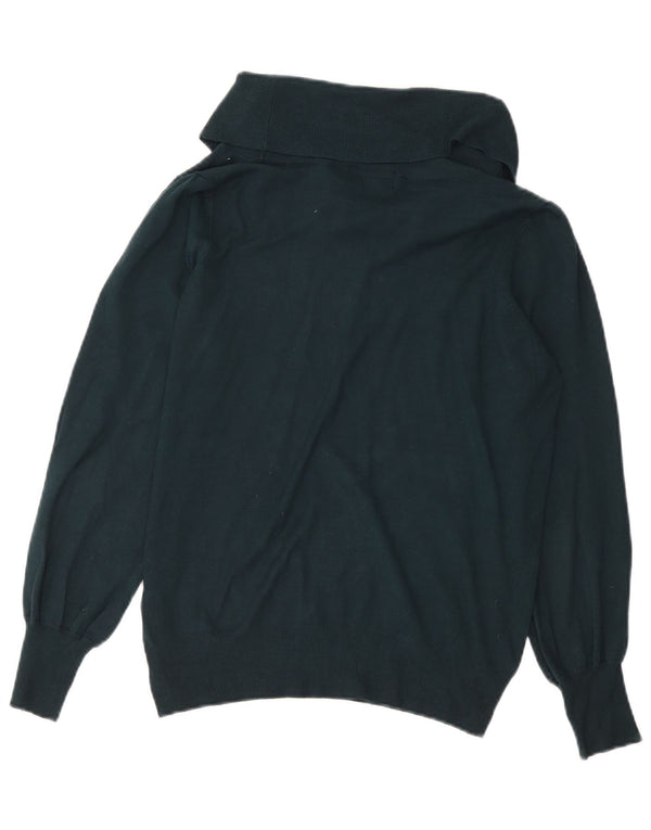 Marks & Spencer Pull col châle pour femme UK 16 Large Vert Viscose