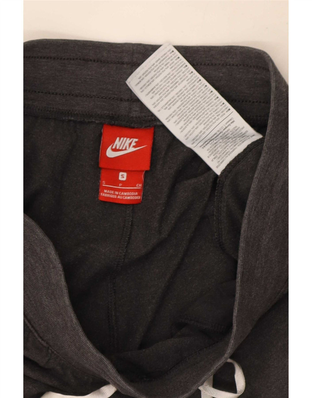 Nike Short de sport pour femme UK 10 Petit Gris Polyester