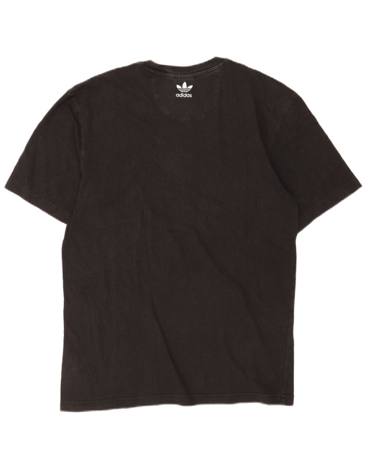 Adidas T-Shirt Homme Haut Petit Coton Noir