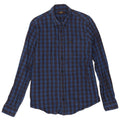Lee Chemise Flanelle Homme Bleu Marine Moyen Carreaux Coton