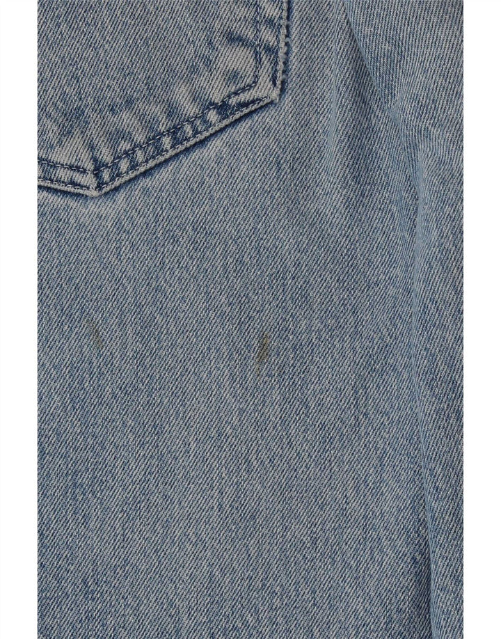 Trussardi Jean Droit W33 L29 Bleu Coton Homme