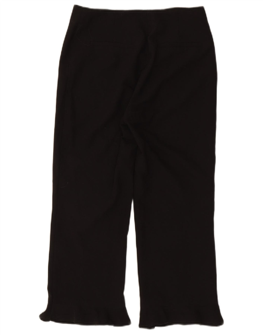 Topshop Pantalon Capri Femme UK 8 Small W27 L22 Noir Polyester
