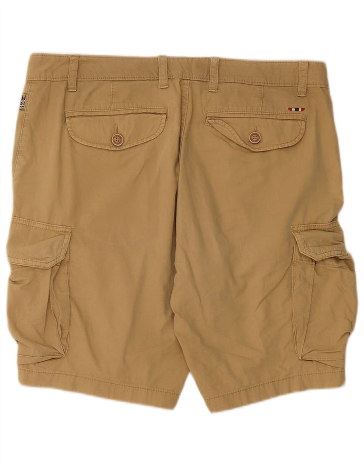 Napapijri Short cargo homme W34 grand coton beige