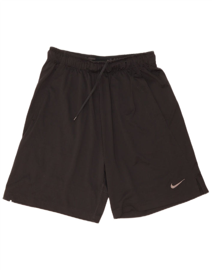 Nike Short de sport Dri Fit pour homme en polyester noir moyen