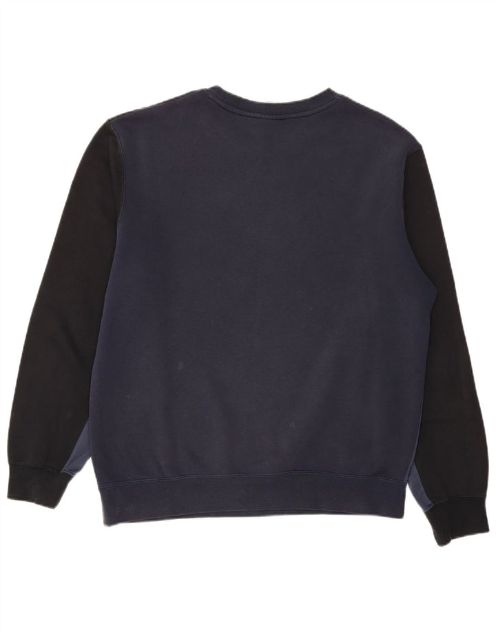Nike Sweat-shirt graphique pour homme Bleu marine moyen Colourblock
