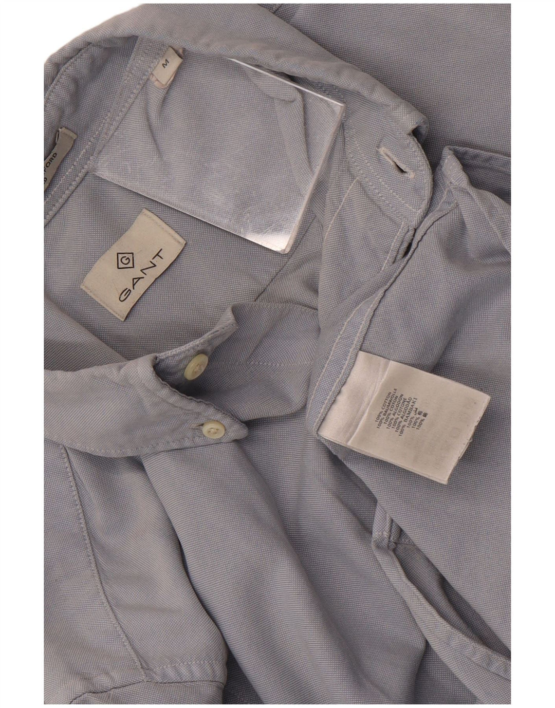 GANT Chemise ajustée Homme Bleu Moyen Coton