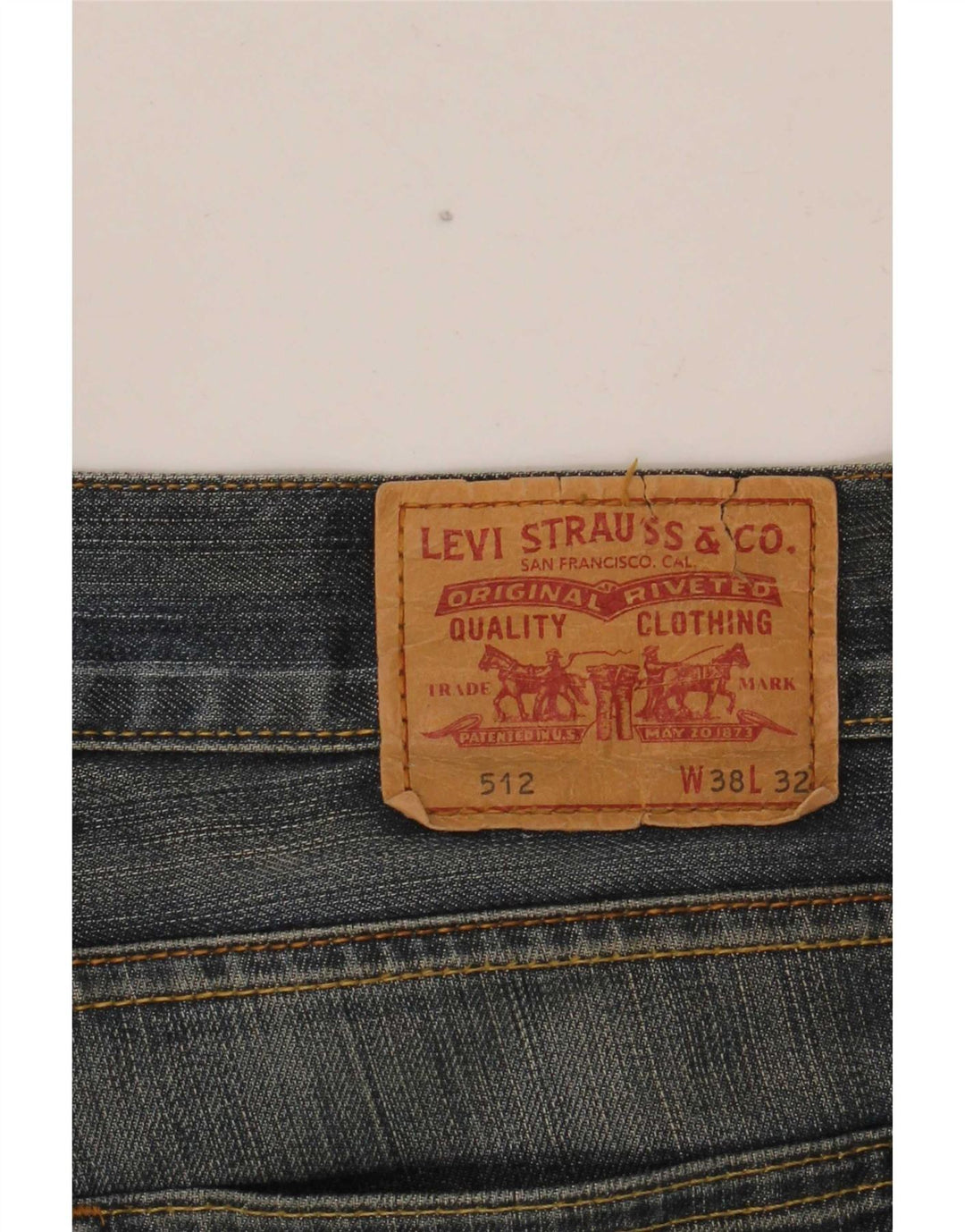 Levi's Jean 512 Bootcut Homme Bleu W38 L32