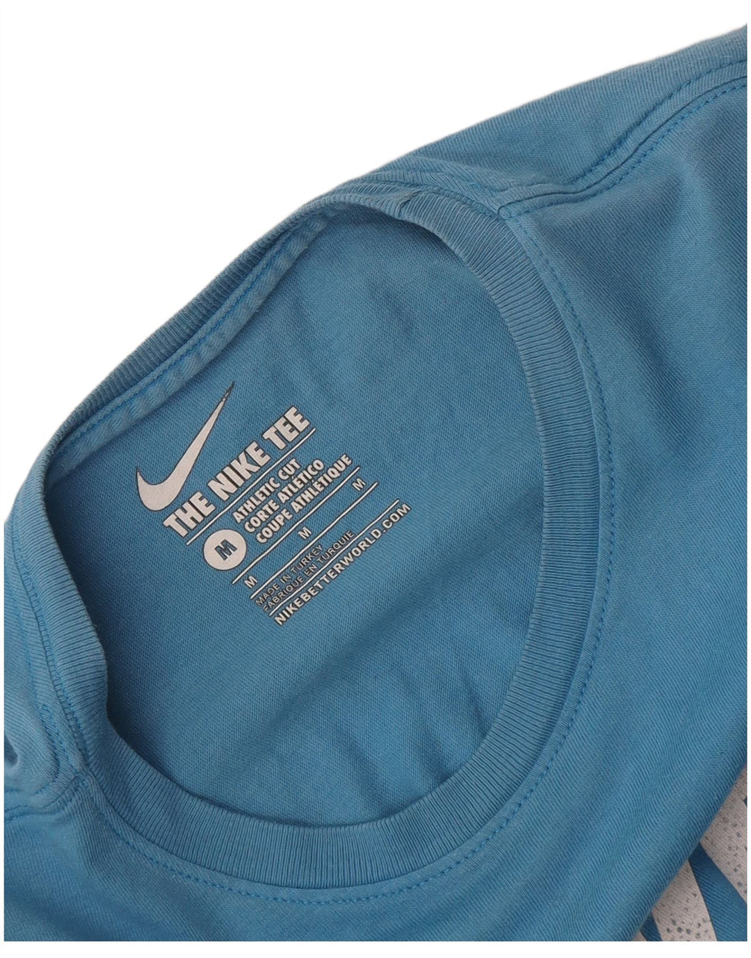 Nike Homme Athletic Cut Graphic T-Shirt Haut Bleu Moyen