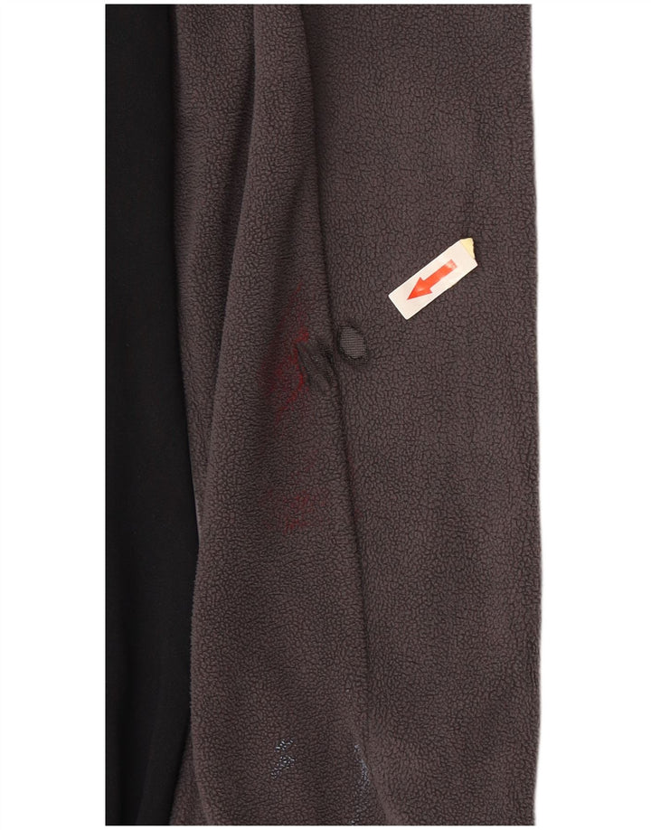 BKE Veste polaire à capuche pour femme UK 14 Gris moyen Colorblock Polyester