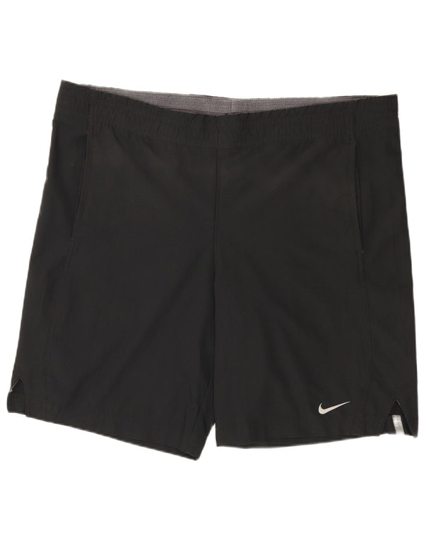 Nike Short de sport pour homme 2XL Noir Polyester
