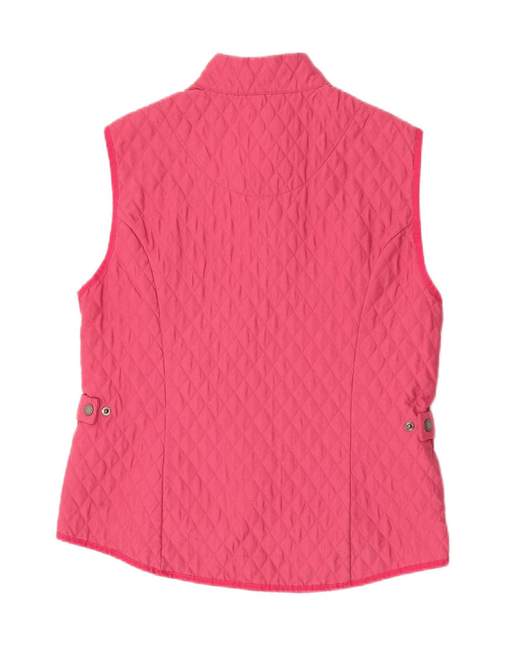 Barbour Gilet matelassé pour femme UK 12 Polyester rose moyen