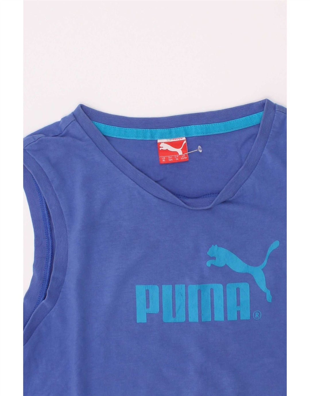 Puma Débardeur Graphique Garçon 13-14 ans Bleu