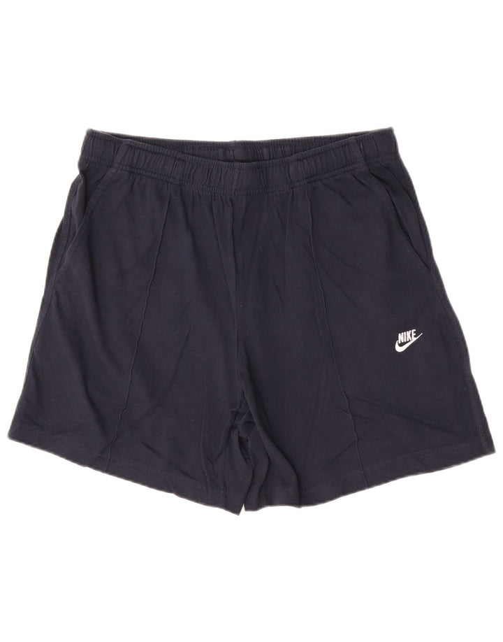 Nike Short de sport pour homme XL en coton bleu marine