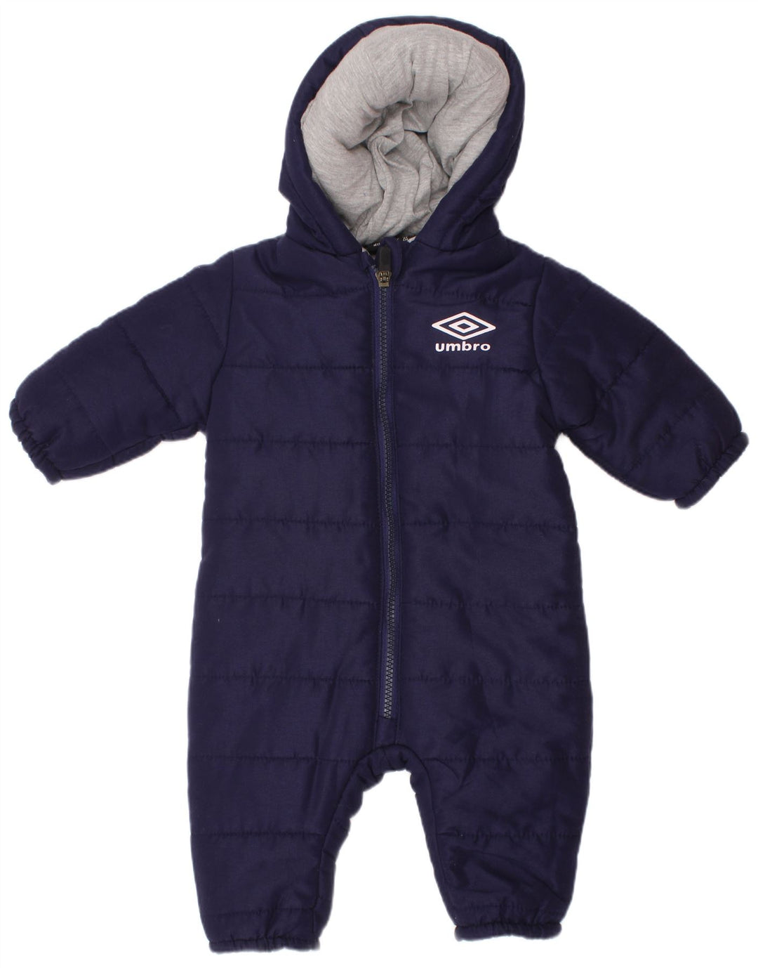 UMBRO Combinaison rembourrée à capuche pour bébé garçon 3-6 mois Bleu marine Polyester