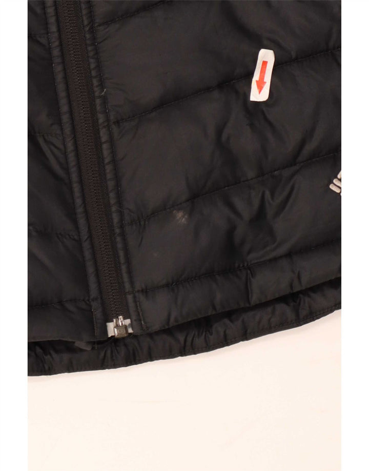 Columbia Veste rembourrée pour homme UK 38 Medium Noir Colorblock Nylon