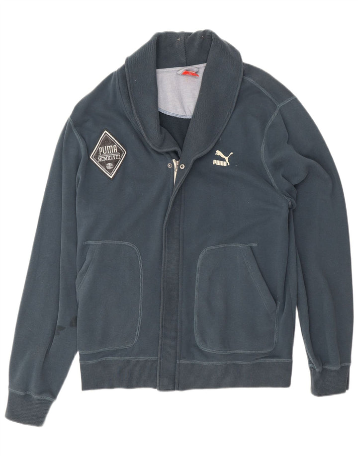 Puma Veste de survêtement pour homme XL Bleu marine Coton