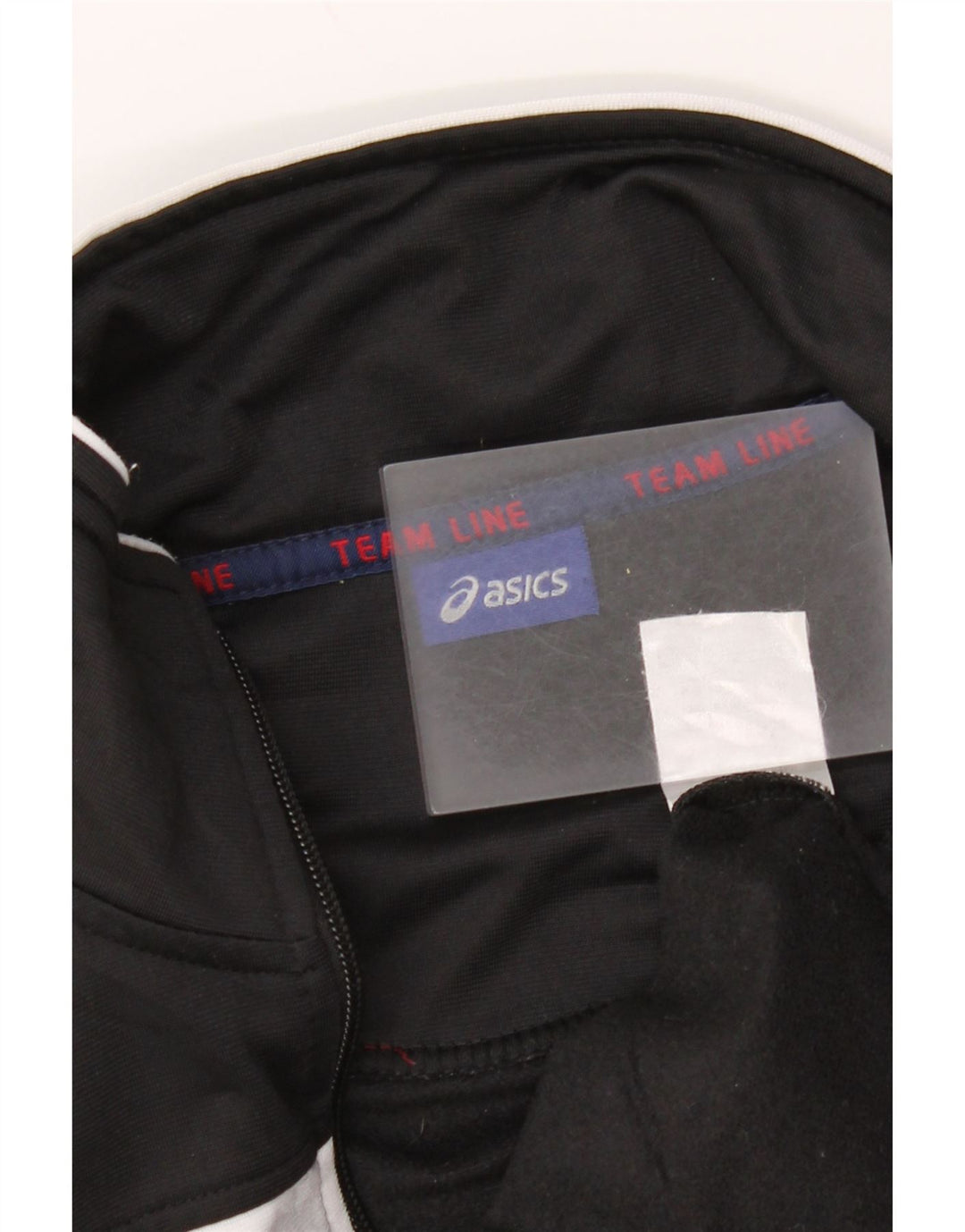 Asics Veste de Survêtement Graphique Homme Noir Moyen Polyester Colorblock