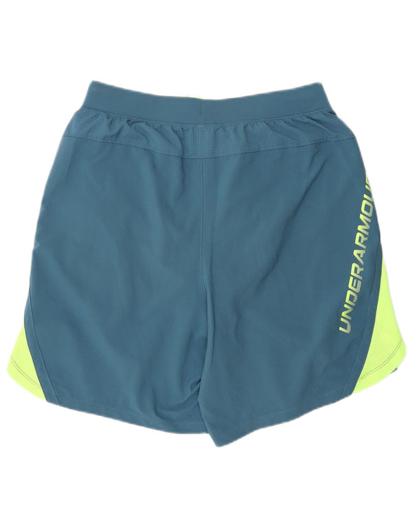 Under Armour Short de Sport Homme Bleu Moyen Colourblock Polyester